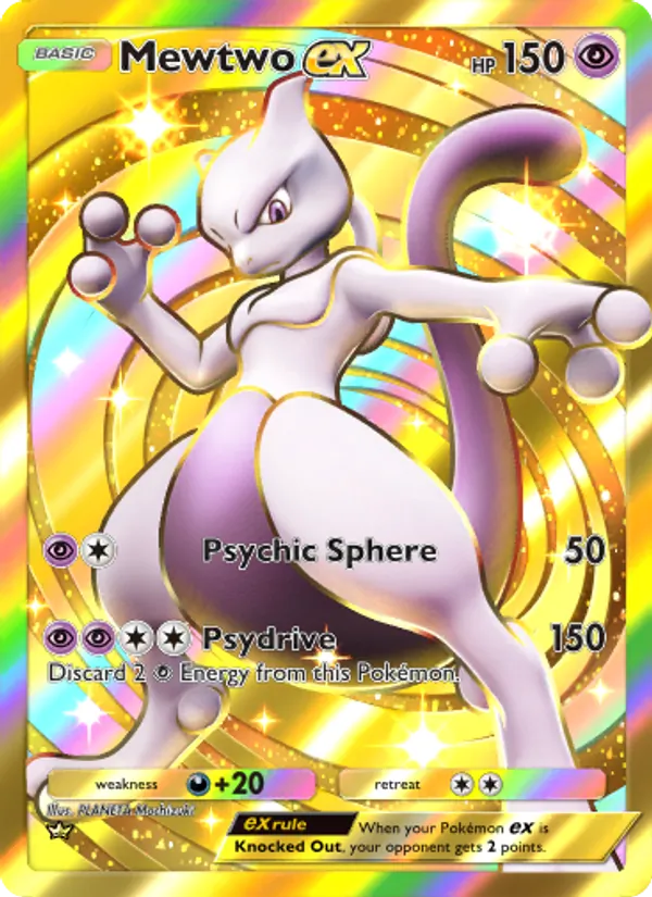 Mewtwo ex - Genetic Apex Pokemon Card