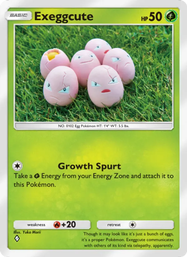 Exeggcute - Mythical Island Pokemon Card