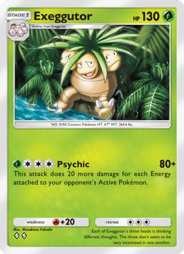 Exeggutor - Mythical Island Pokemon Card