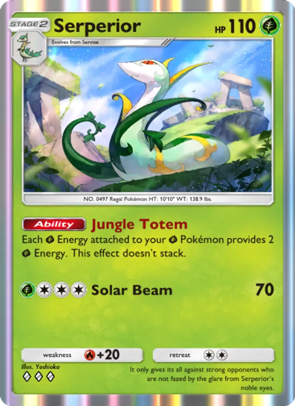 Serperior - Mythical Island Pokemon Card