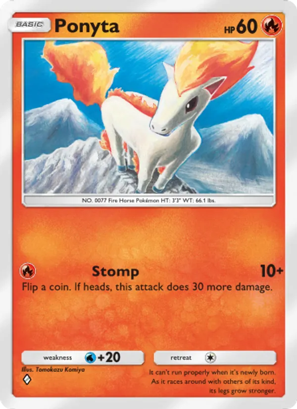 Ponyta - Mythical Island Pokemon Card