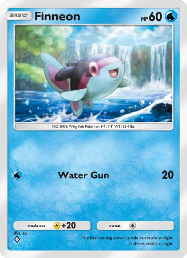 Finneon - Mythical Island Pokemon Card
