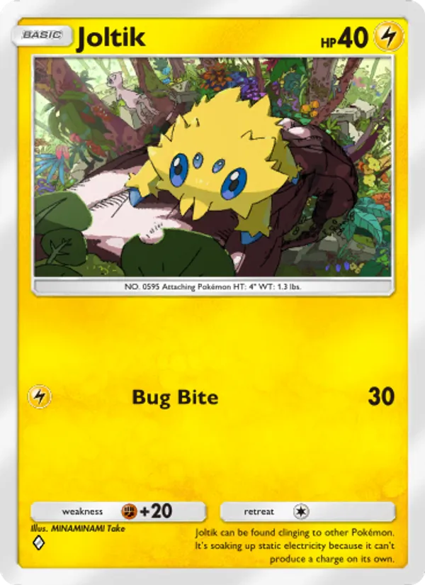 Joltik - Mythical Island Pokemon Card