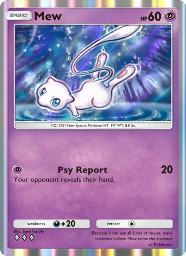 Mew - Mythical Island Pokemon Card