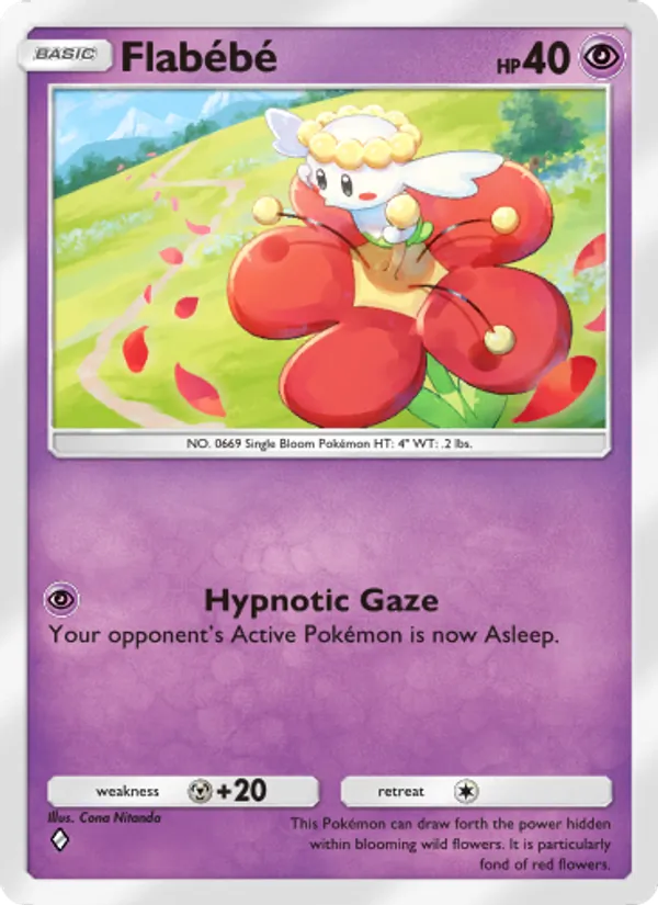 Flabébé - Mythical Island Pokemon Card