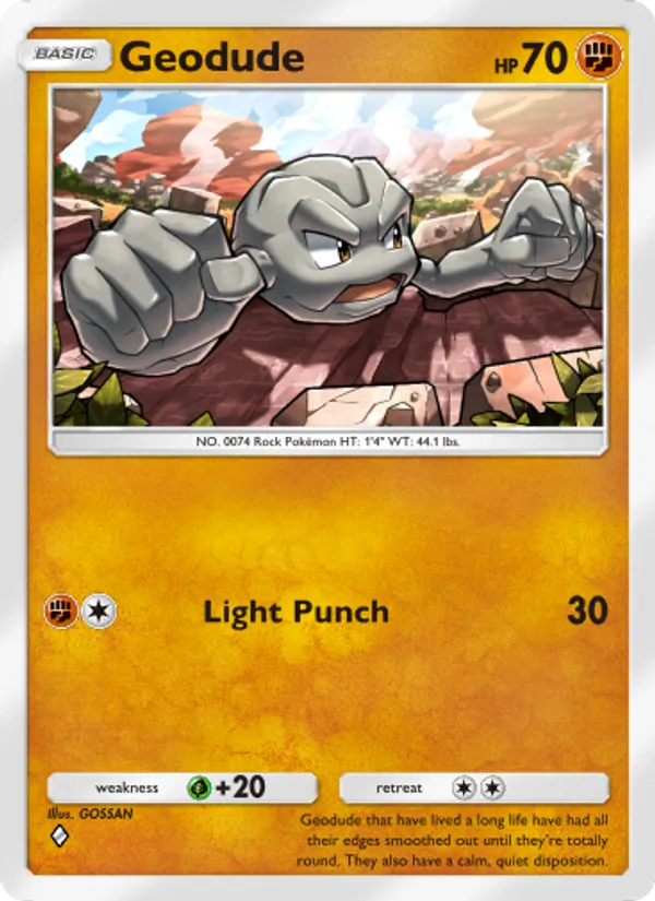 Geodude - Mythical Island Pokemon Card