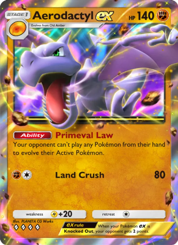 Aerodactyl ex - Mythical Island Pokemon Card