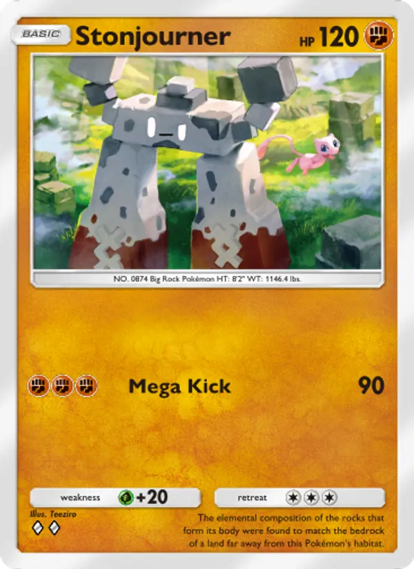 Stonjourner - Mythical Island Pokemon Card