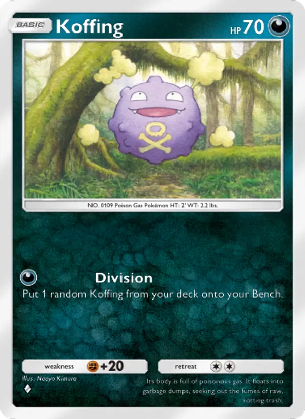 Koffing - Mythical Island Pokemon Card