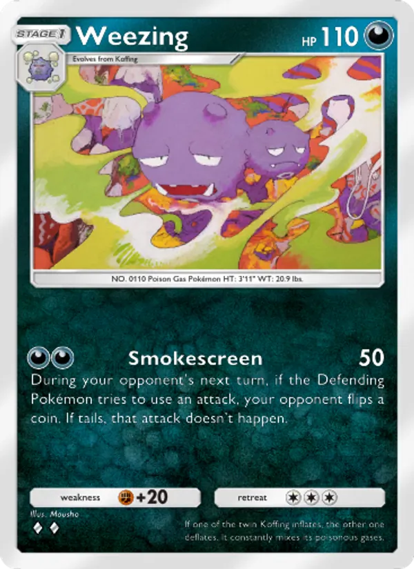 Weezing - Mythical Island Pokemon Card