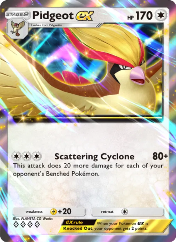 Pidgeot ex - Mythical Island Pokemon Card