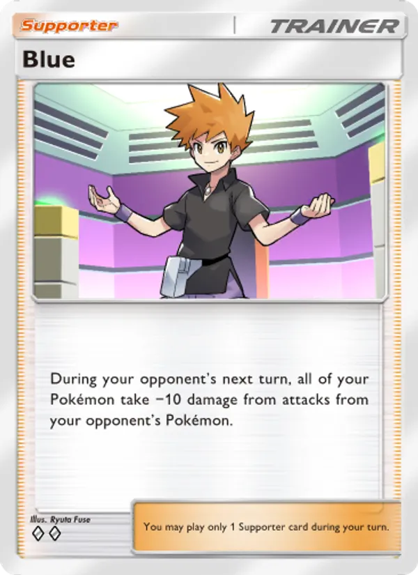 Blue - Mythical Island Pokemon Card