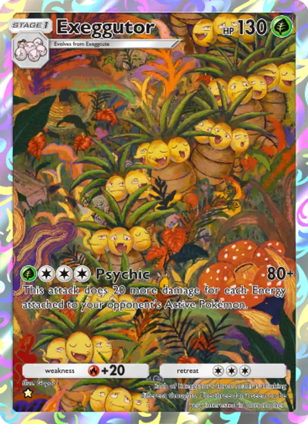 Exeggutor - Mythical Island Pokemon Card