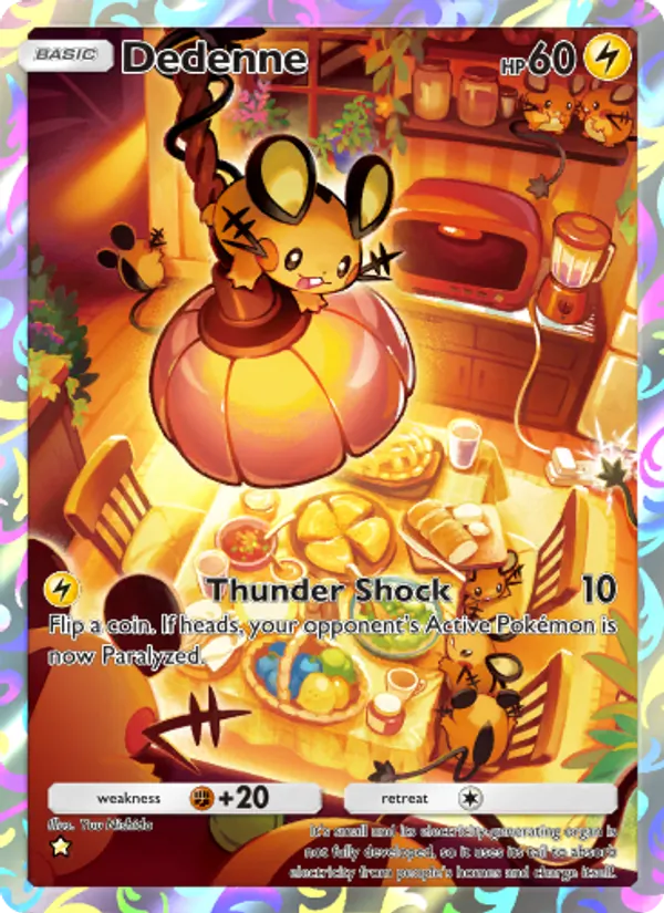 Dedenne - Mythical Island Pokemon Card