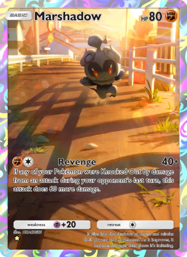 Marshadow - Mythical Island Pokemon Card