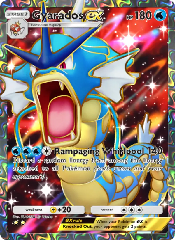 Gyarados ex - Mythical Island Pokemon Card