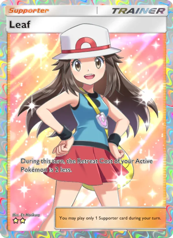 Leaf - Mythical Island Pokemon Card