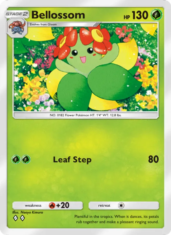 Bellossom - Space-Time Smackdown Pokemon Card