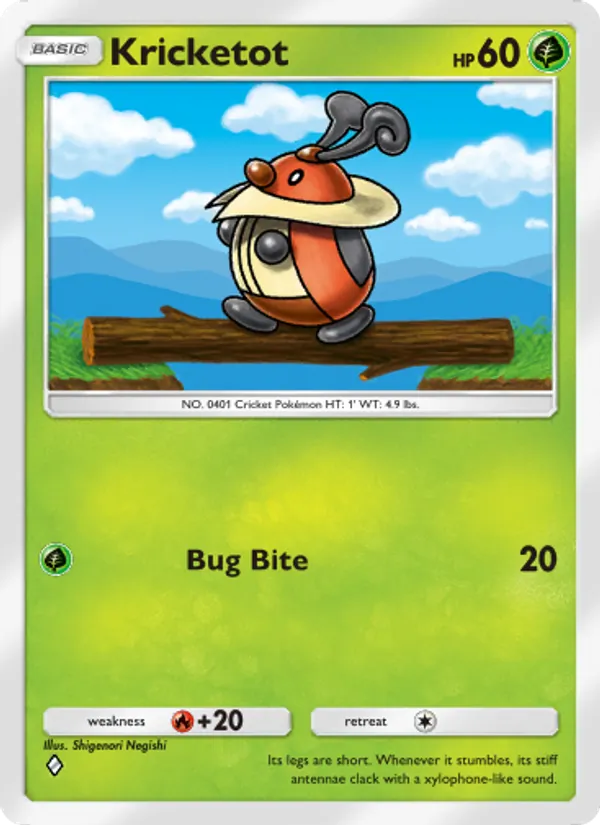 Kricketot - Space-Time Smackdown Pokemon Card