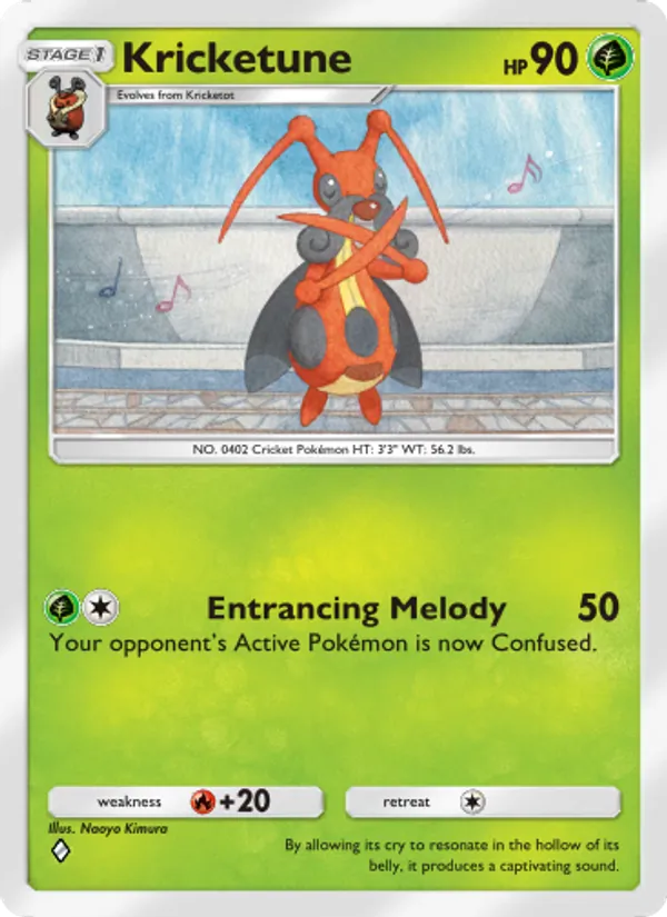 Kricketune - Space-Time Smackdown Pokemon Card
