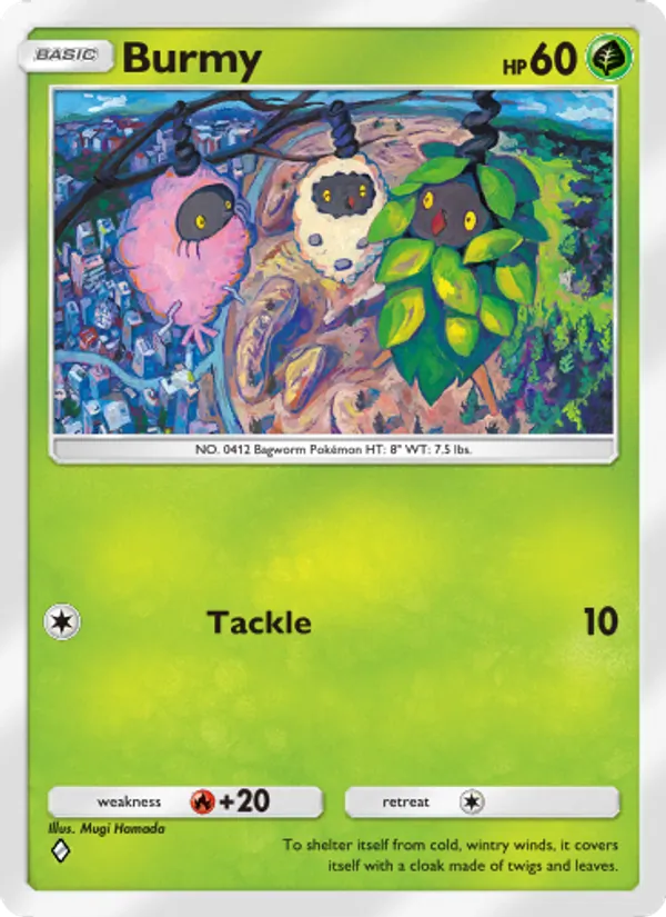 Burmy - Space-Time Smackdown Pokemon Card