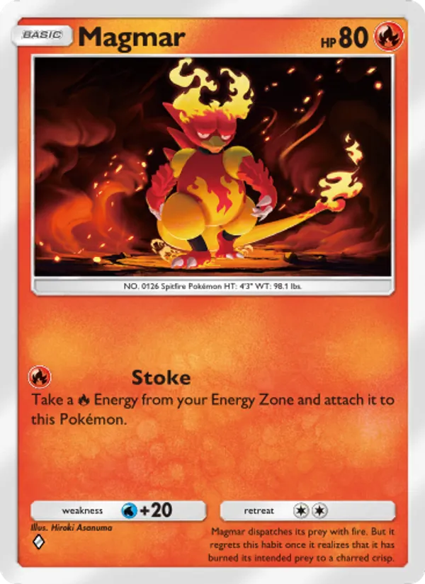 Magmar - Space-Time Smackdown Pokemon Card