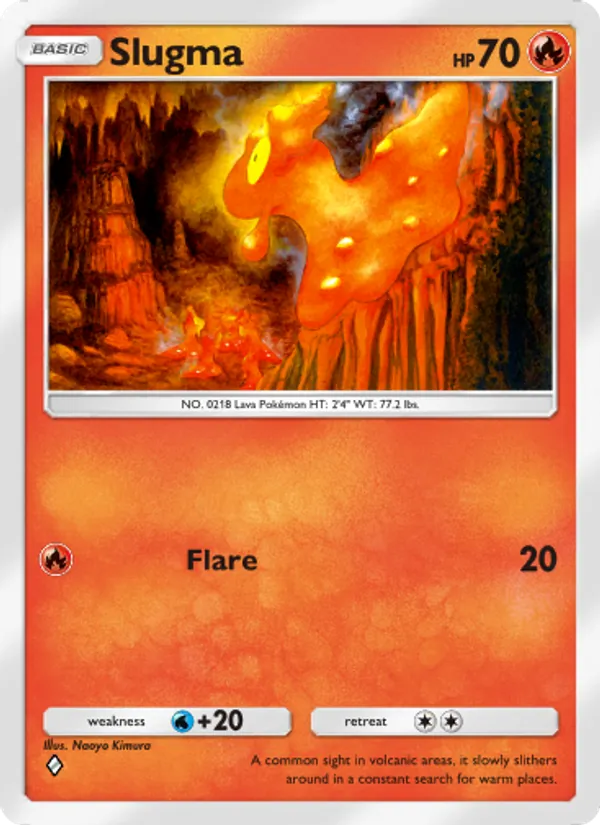 Slugma - Space-Time Smackdown Pokemon Card