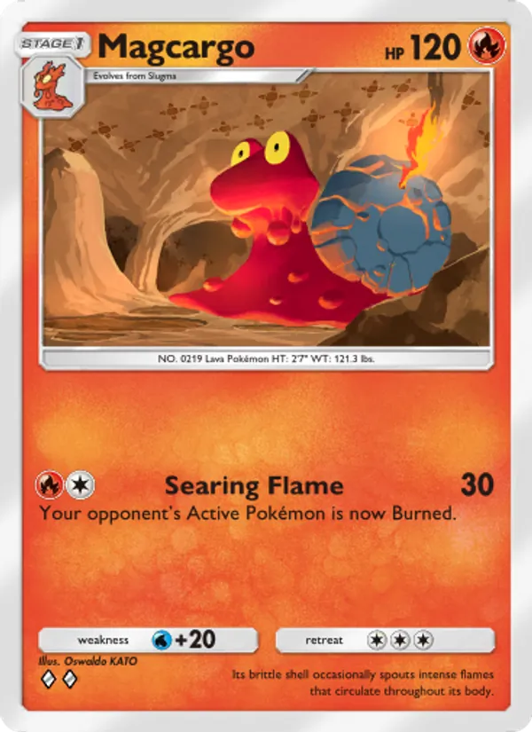 Magcargo - Space-Time Smackdown Pokemon Card