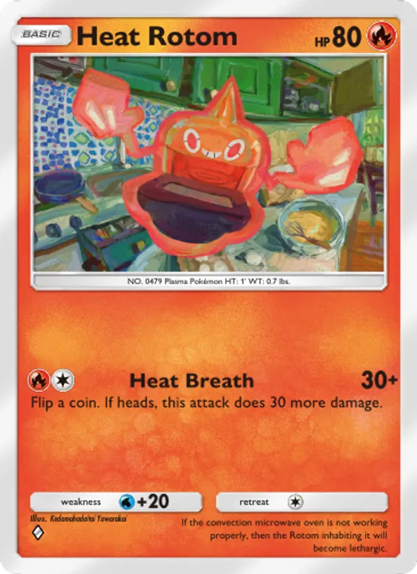 Heat Rotom - Space-Time Smackdown Pokemon Card