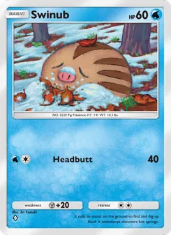 Swinub - Space-Time Smackdown