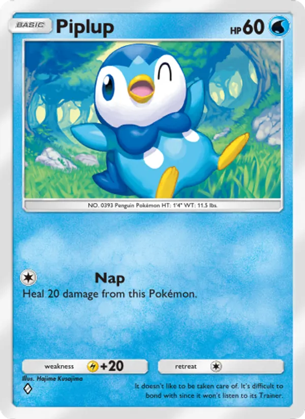 Piplup - Space-Time Smackdown Pokemon Card