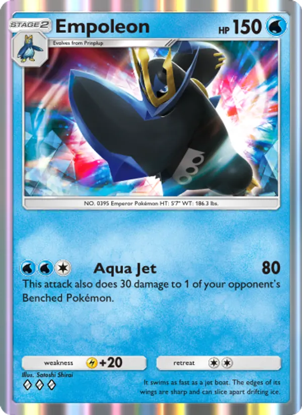 Empoleon - Space-Time Smackdown Pokemon Card