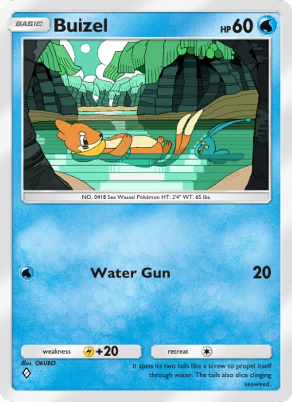 Buizel - Space-Time Smackdown Pokemon Card