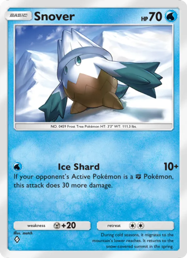 Snover - Space-Time Smackdown Pokemon Card