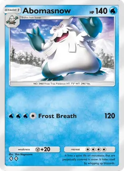 Abomasnow - Space-Time Smackdown