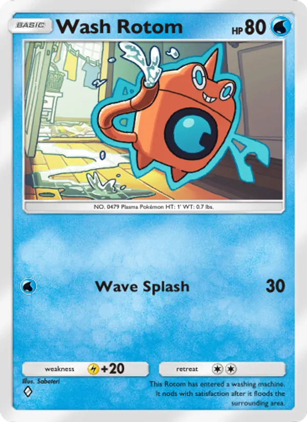 Wash Rotom - Space-Time Smackdown Pokemon Card
