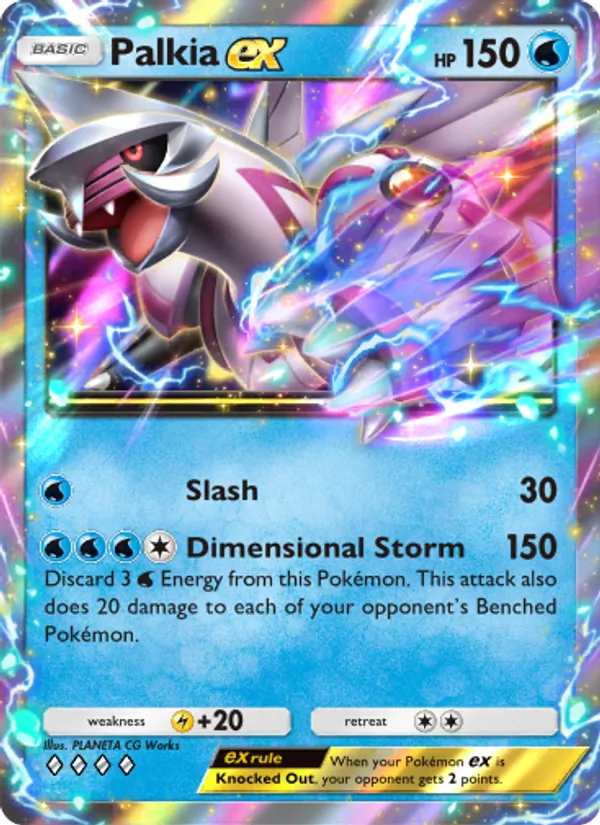 Palkia ex - Space-Time Smackdown Pokemon Card