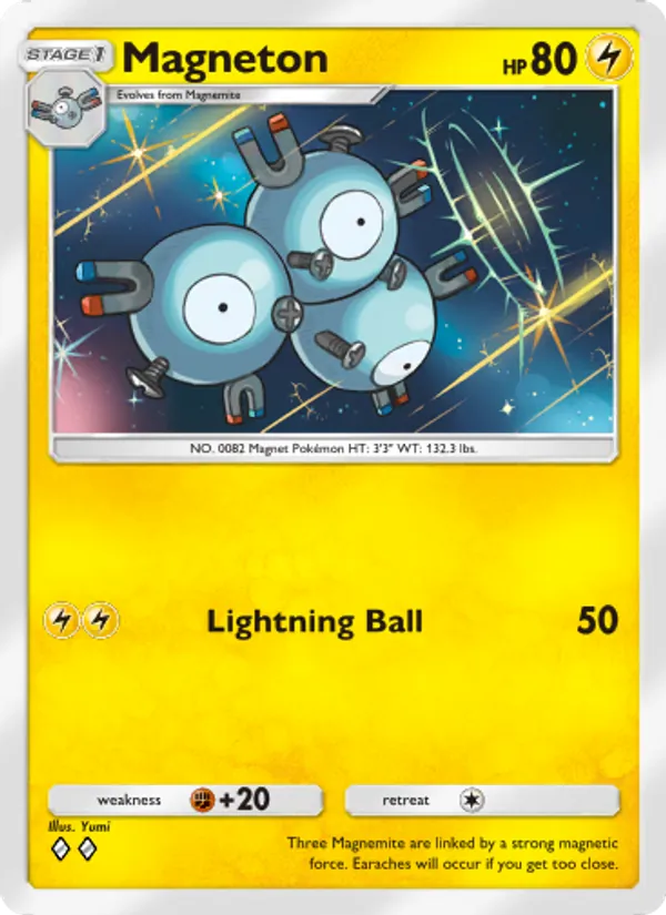 Magneton - Space-Time Smackdown Pokemon Card
