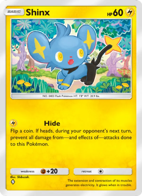 Shinx - Space-Time Smackdown Pokemon Card