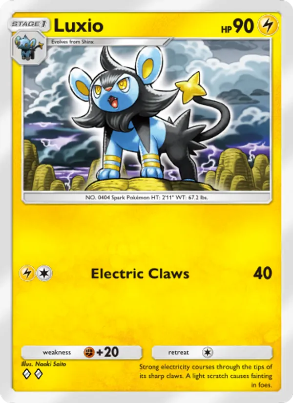 Luxio - Space-Time Smackdown Pokemon Card