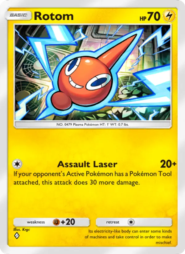 Rotom - Space-Time Smackdown Pokemon Card