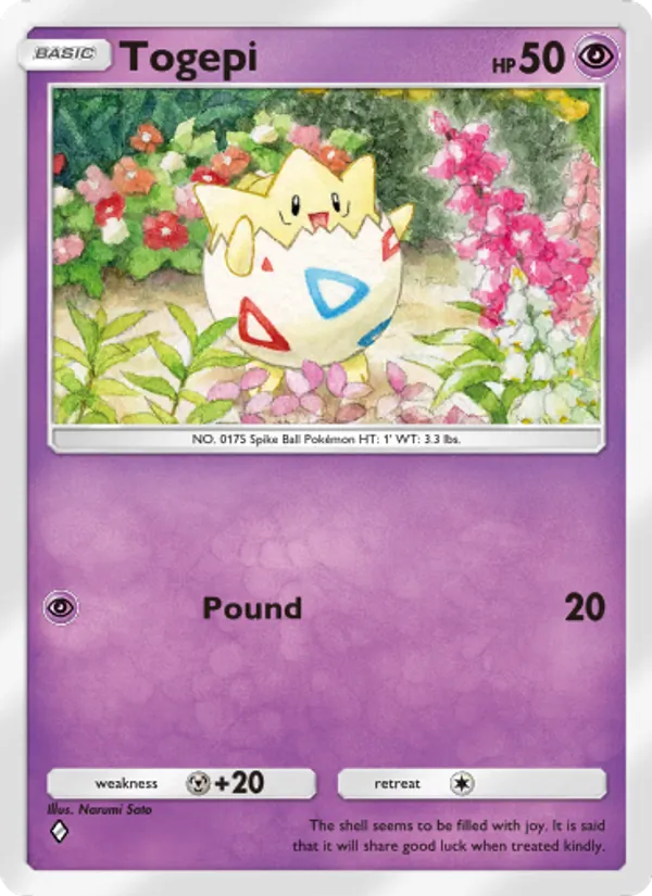 Togepi - Space-Time Smackdown Pokemon Card