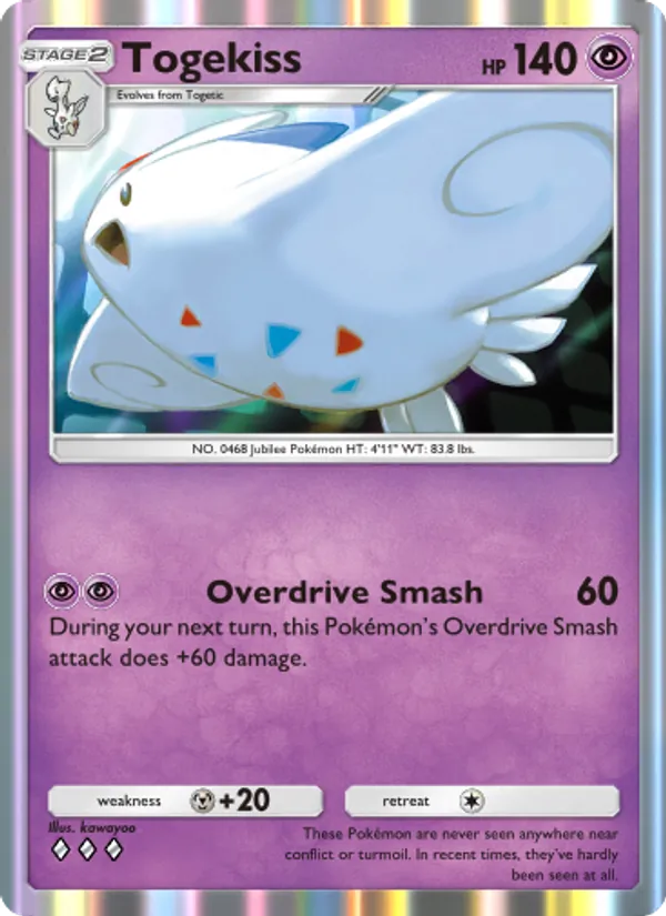 Togekiss - Space-Time Smackdown Pokemon Card