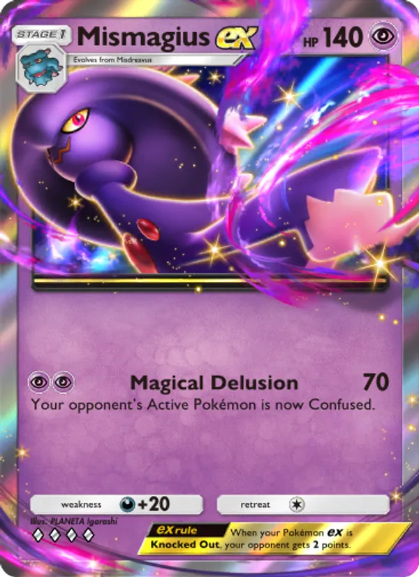 Mismagius ex - Space-Time Smackdown Pokemon Card