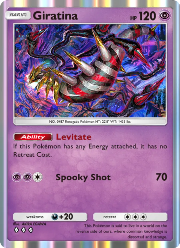 Giratina - Space-Time Smackdown Pokemon Card