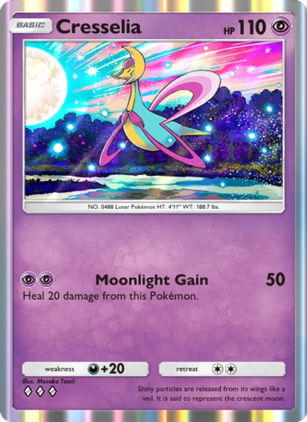 Cresselia - Space-Time Smackdown Pokemon Card