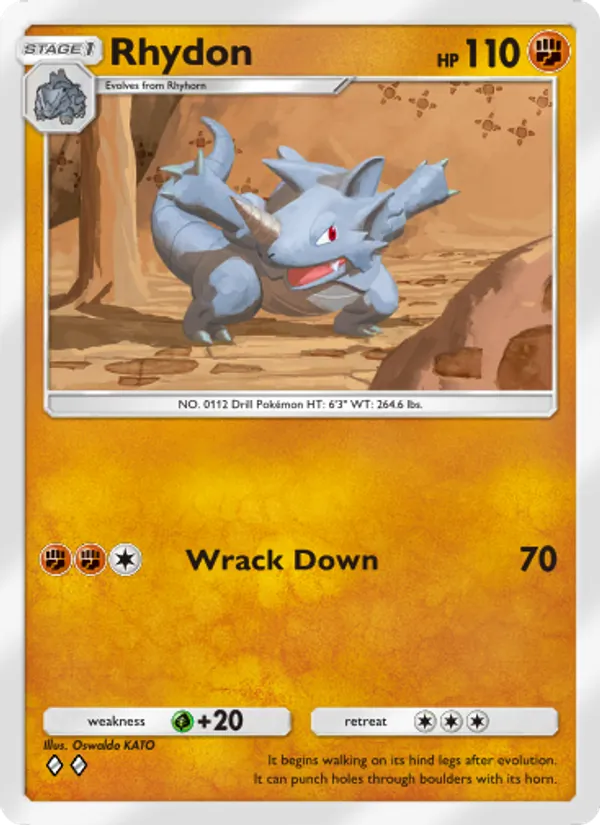 Rhydon - Space-Time Smackdown Pokemon Card