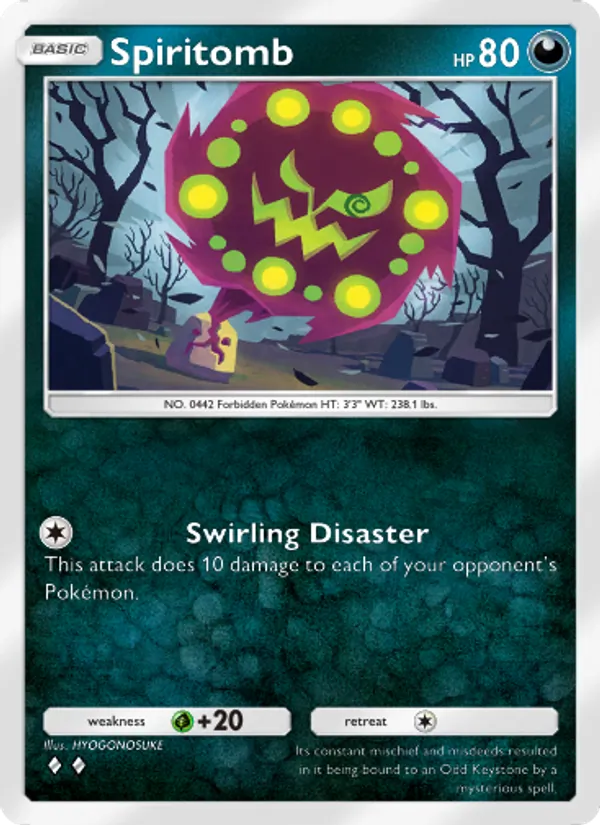 Spiritomb - Space-Time Smackdown Pokemon Card