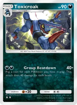 Toxicroak - Space-Time Smackdown