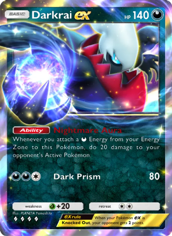 Darkrai ex - Space-Time Smackdown Pokemon Card